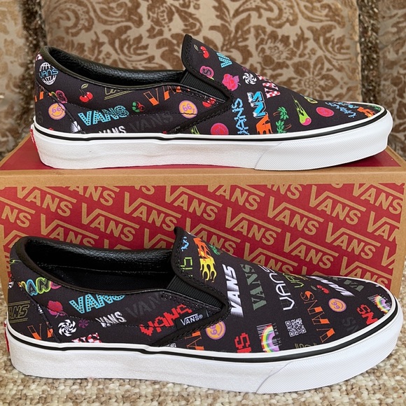 Vans Classic Slip On Disruptive Black/True White M - Picture 3 of 16